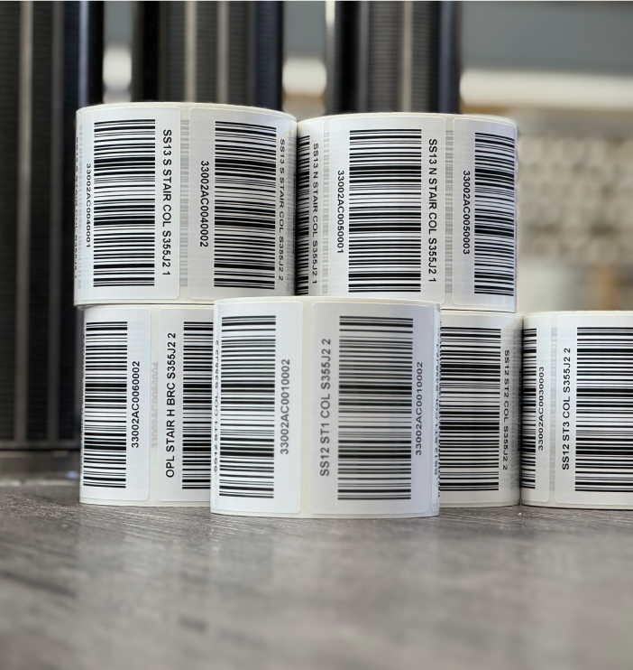 Variable-data barcode labels with custom database-driven IDs