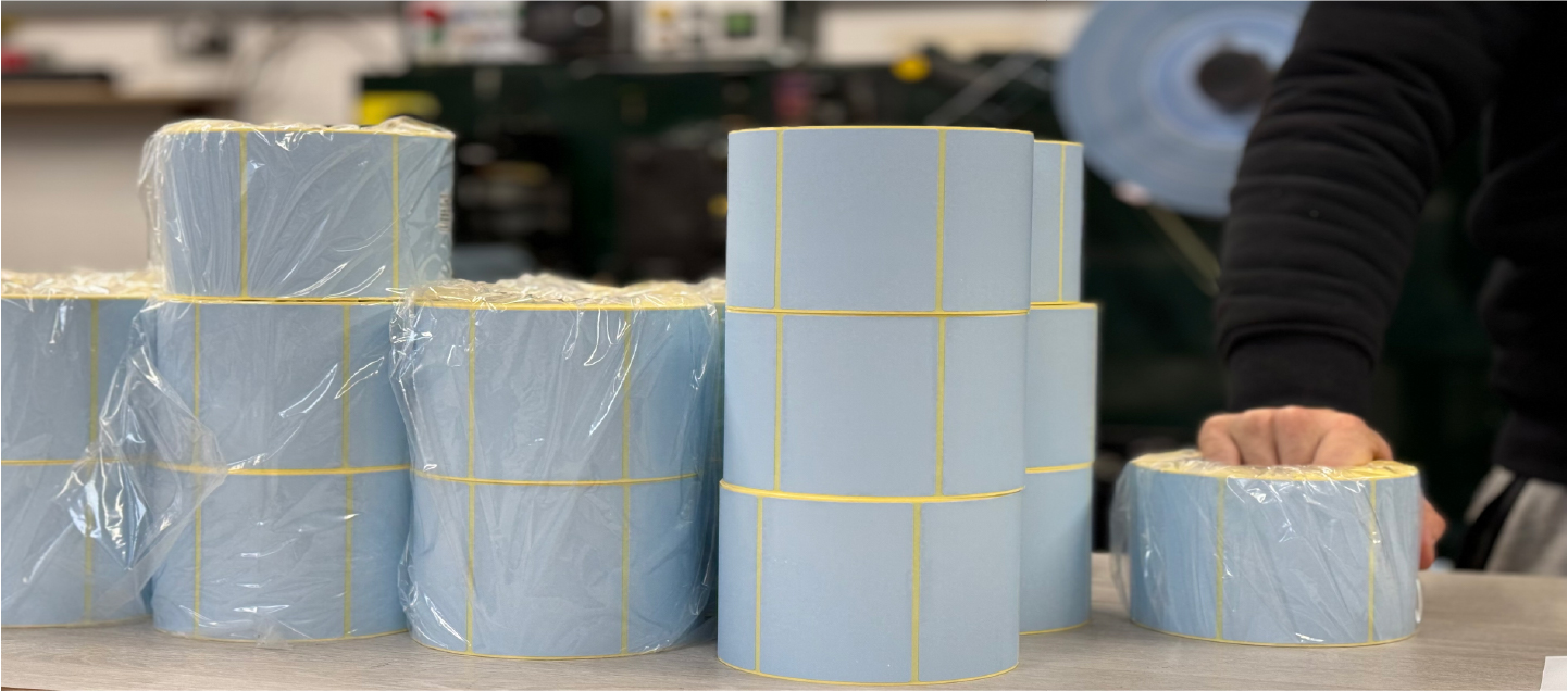 Thermal printer labels